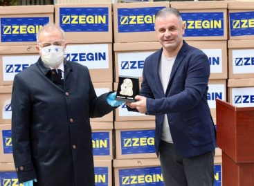 Учениците од Чаир добија 4 илјади заштитни маски од компанијата “Зегин”.