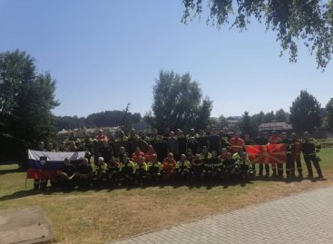 Донација на пожарникарска опрема, од доброволното друштво Толмин од Словенија.
