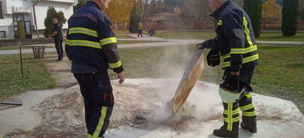 Одржана вежба за евакуација на вработените и учениците во ОСУ ,,Ацо Русковски” Берово