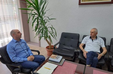 Градоначалникот Пекевски оствари средба со Член на Претседателството на Сојузот на Здружение на борци- граѓани поддржувачи од Струмица